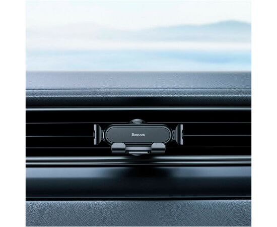 Универсальный автодержатель Baseus Stable Gravitational Car Mount Lite (Air Outlet Version) (SUWX010001), изображение 11 Универсальный автодержатель Baseus Stable Gravitational Car Mount Lite (Air Outlet Version) (SUWX010001), изображение 11