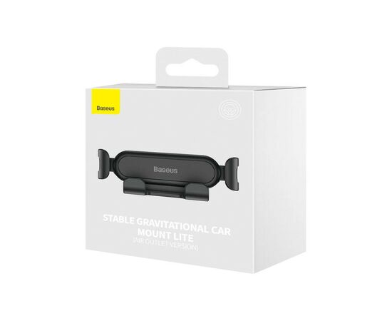 Универсальный автодержатель Baseus Stable Gravitational Car Mount Lite (Air Outlet Version) (SUWX010001), изображение 8 Универсальный автодержатель Baseus Stable Gravitational Car Mount Lite (Air Outlet Version) (SUWX010001), изображение 8