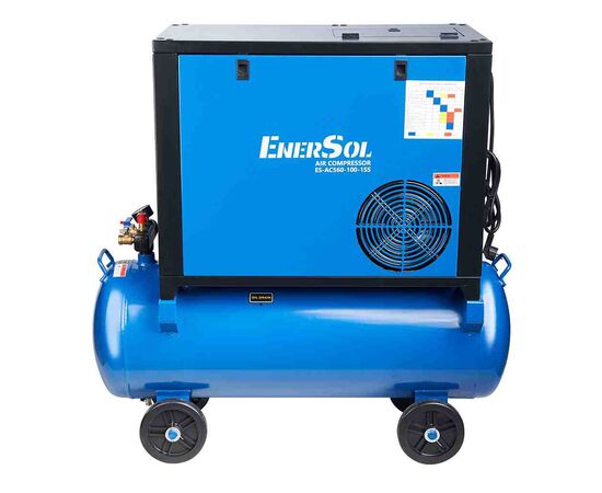 Компрессор Enersol винтовой ES-AC560-100-1SS, 560 л/мин, 3 кВт, 119.0 кг (ES-AC560-100-1SS), изображение 4 Компрессор Enersol винтовой ES-AC560-100-1SS, 560 л/мин, 3 кВт, 119.0 кг (ES-AC560-100-1SS), изображение 4