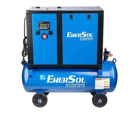 Компрессор Enersol винтовой ES-AC560-100-1SS, 560 л/мин, 3 кВт, 119.0 кг (ES-AC560-100-1SS) Компрессор Enersol винтовой ES-AC560-100-1SS, 560 л/мин, 3 кВт, 119.0 кг (ES-AC560-100-1SS)