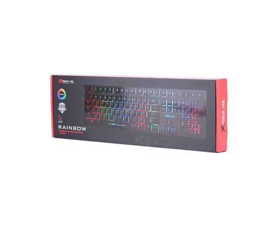 Клавіатура Xtrike ME KB-280 RGB Black (KB-280), зображення 5 Клавіатура Xtrike ME KB-280 RGB Black (KB-280), зображення 5