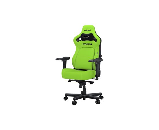 Кресло игровое Anda Seat Kaiser 4 PVC Size XL Cyber Green (AD12YDDC-XLL-20-C-PV/C-01), изображение 2 Кресло игровое Anda Seat Kaiser 4 PVC Size XL Cyber Green (AD12YDDC-XLL-20-C-PV/C-01), изображение 2