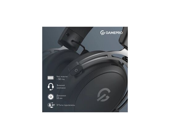 Наушники GamePro Asgard Skald 4-Mode Black (HSW160B), изображение 7 Наушники GamePro Asgard Skald 4-Mode Black (HSW160B), изображение 7