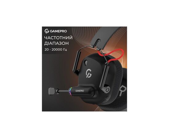 Наушники GamePro Genesis Mercury Pro 3-Mode Black (HSW120B), изображение 11 Наушники GamePro Genesis Mercury Pro 3-Mode Black (HSW120B), изображение 11
