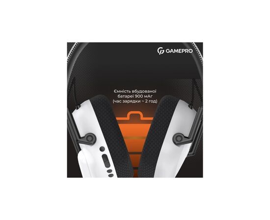 Наушники GamePro Genesis Mercury Pro 3-Mode White (HSW120W), изображение 8 Наушники GamePro Genesis Mercury Pro 3-Mode White (HSW120W), изображение 8