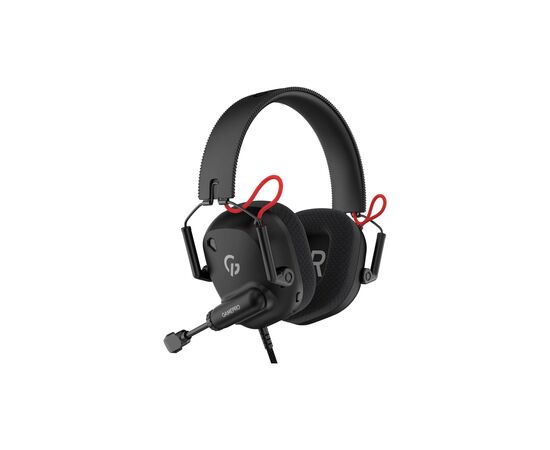 Наушники GamePro Genesis Mercury USB Black (HS120B), изображение 2 Наушники GamePro Genesis Mercury USB Black (HS120B), изображение 2