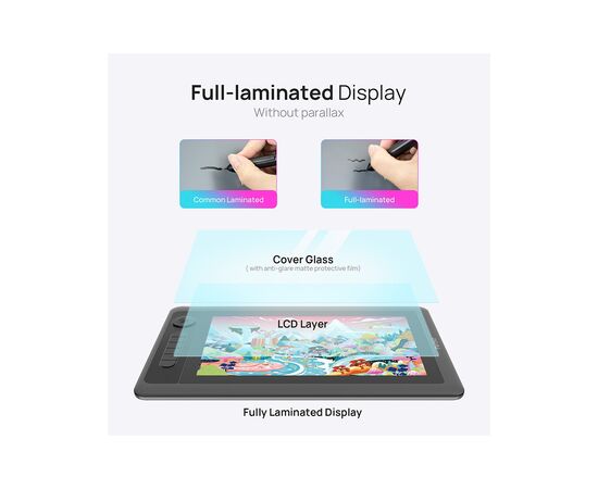 Графический планшет Parblo Coast 12 Pro Gen2 (COAST12PROG2), изображение 2 Графический планшет Parblo Coast 12 Pro Gen2 (COAST12PROG2), изображение 2