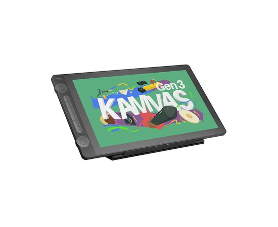 Графічний планшет Huion Kamvas 16 Gen3 Black + рукавичка (GS1563), зображення 2 Графічний планшет Huion Kamvas 16 Gen3 Black + рукавичка (GS1563), зображення 2