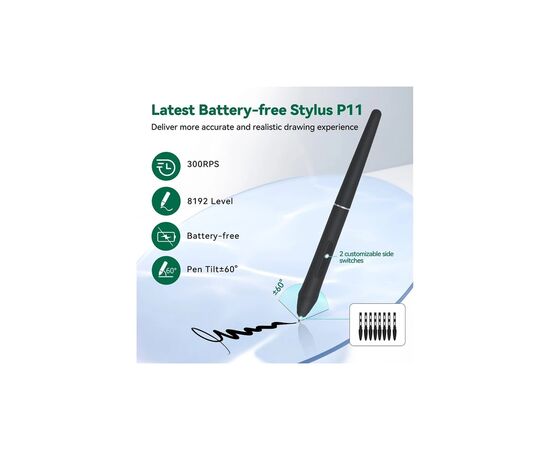 Перо Parblo P11 Coast22 Pro (P11), изображение 2 Перо Parblo P11 Coast22 Pro (P11), изображение 2