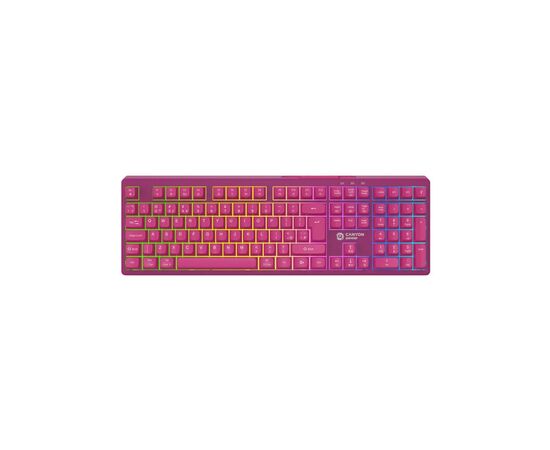 Клавіатура Canyon Fortnax Bluetooth/Wireless/ USB UA Pink (CND-SKBW2) Клавіатура Canyon Fortnax Bluetooth/Wireless/ USB UA Pink (CND-SKBW2)