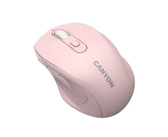 Мышка Canyon OnClick 20 Wireless Pink (CNE-CMSW20P), изображение 3 Мышка Canyon OnClick 20 Wireless Pink (CNE-CMSW20P), изображение 3
