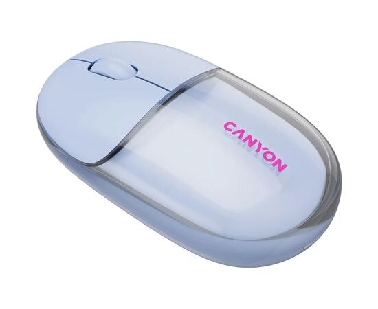Мышка Canyon OnClick 24 Wireless Blue (CNS-CMSW24BL), изображение 3 Мышка Canyon OnClick 24 Wireless Blue (CNS-CMSW24BL), изображение 3