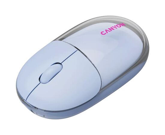 Мышка Canyon OnClick 24 Wireless Blue (CNS-CMSW24BL), изображение 5 Мышка Canyon OnClick 24 Wireless Blue (CNS-CMSW24BL), изображение 5
