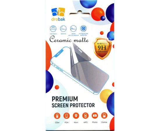 Стекло защитное Drobak Matte Ceramics Apple iPhone 17 Pro (333355) Стекло защитное Drobak Matte Ceramics Apple iPhone 17 Pro (333355)