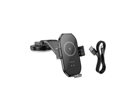 Универсальный автодержатель BOROFONE BH206, Black, Box (35061 / BH206), изображение 4 Универсальный автодержатель BOROFONE BH206, Black, Box (35061 / BH206), изображение 4