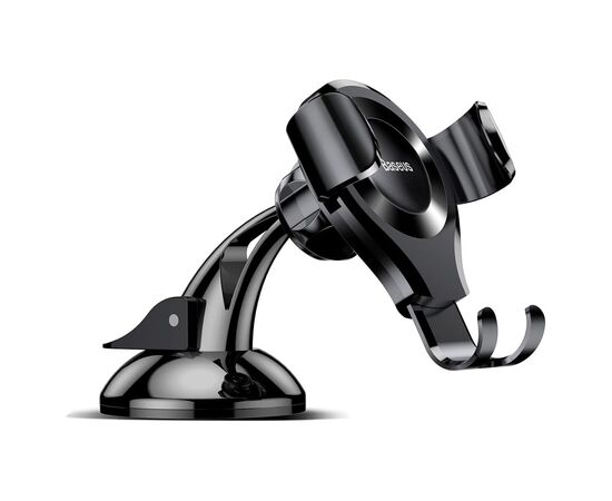 Универсальный автодержатель Baseus Osculum Type Gravity Car Mount Black (SUYL-XP01), изображение 3 Универсальный автодержатель Baseus Osculum Type Gravity Car Mount Black (SUYL-XP01), изображение 3