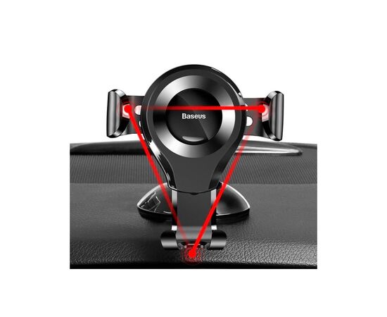 Универсальный автодержатель Baseus Osculum Type Gravity Car Mount Black (SUYL-XP01), изображение 5 Универсальный автодержатель Baseus Osculum Type Gravity Car Mount Black (SUYL-XP01), изображение 5