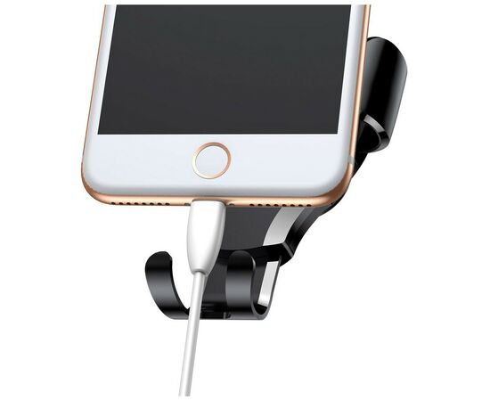 Универсальный автодержатель Baseus Osculum Type Gravity Car Mount Black (SUYL-XP01), изображение 6 Универсальный автодержатель Baseus Osculum Type Gravity Car Mount Black (SUYL-XP01), изображение 6
