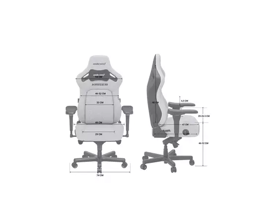 Кресло игровое Anda Seat Kaiser 4 PVC Size L Violet (AD12YDDC-L-20-V-PV/C), изображение 12 Кресло игровое Anda Seat Kaiser 4 PVC Size L Violet (AD12YDDC-L-20-V-PV/C), изображение 12