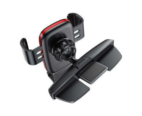 Универсальный автодержатель Baseus Metal Age Gravity Car Mount (CD Version) Black (SUYL-J01), изображение 3 Универсальный автодержатель Baseus Metal Age Gravity Car Mount (CD Version) Black (SUYL-J01), изображение 3