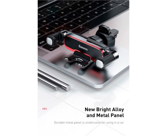 Універсальний автотримач Baseus Mr Hui Gravity Car Mount Black (SUYL-HU01), зображення 12 Універсальний автотримач Baseus Mr Hui Gravity Car Mount Black (SUYL-HU01), зображення 12