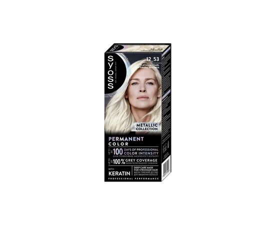 Краска для волос Syoss BL Permanent Coloration 12-53 - Жемчужная платина (9000101731989)