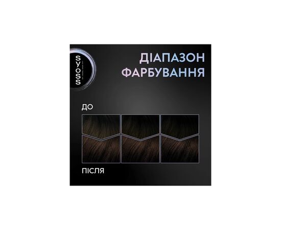 Краска для волос Syoss BL Permanent Coloration 3-89 - Кофейная бронза (9000101732207), изображение 7 Краска для волос Syoss BL Permanent Coloration 3-89 - Кофейная бронза (9000101732207), изображение 7