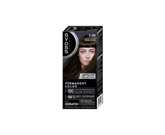 Краска для волос Syoss BL Permanent Coloration 3-89 - Кофейная бронза (9000101732207)