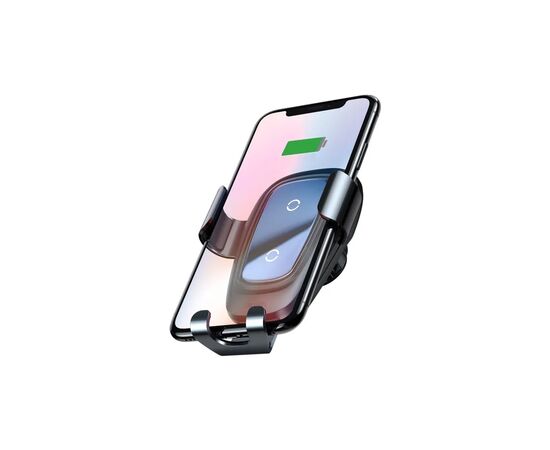 Універсальний автотримач Baseus Metal Gravity with technology Qi 10W (WXYL-B0A), зображення 5 Універсальний автотримач Baseus Metal Gravity with technology Qi 10W (WXYL-B0A), зображення 5