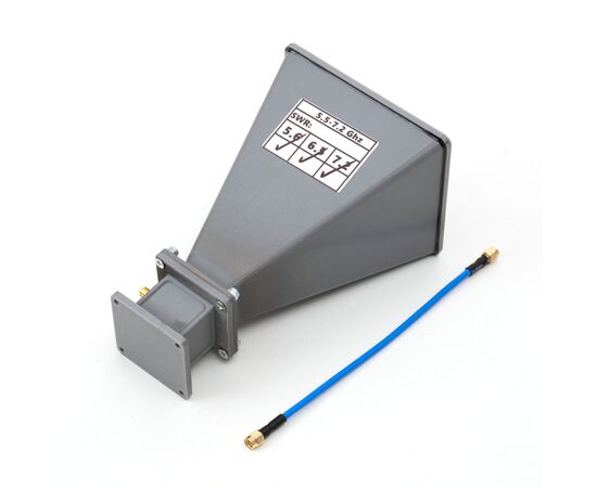 Антенна для дрона RavLink Рупор 5.5-7.2 GHz 16 dBi SMA RHCP (RUPOR 5.5-7.2 16DBI), изображение 2 Антенна для дрона RavLink Рупор 5.5-7.2 GHz 16 dBi SMA RHCP (RUPOR 5.5-7.2 16DBI), изображение 2