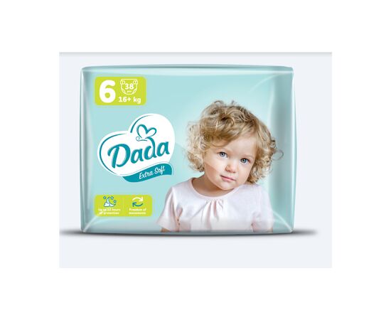 Подгузники Dada Extra Soft 6 (16+ кг) 38 шт (4820174980924) Подгузники Dada Extra Soft 6 (16+ кг) 38 шт (4820174980924)