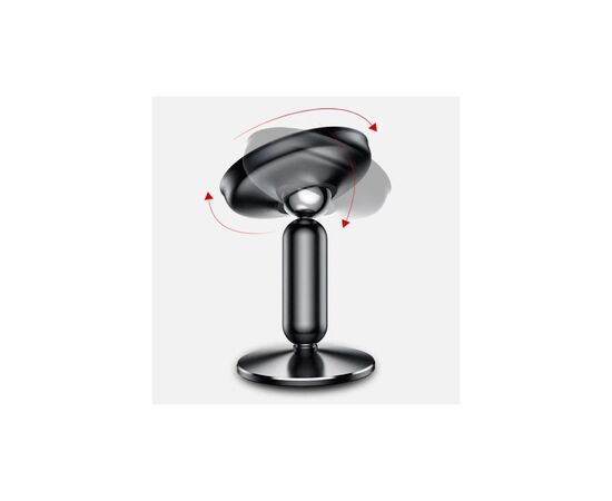 Универсальный автодержатель Baseus Magnetic Bullet An on-board (клейкая лента) black (SUYZD-01), изображение 5 Универсальный автодержатель Baseus Magnetic Bullet An on-board (клейкая лента) black (SUYZD-01), изображение 5