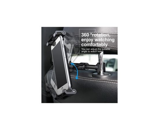 Универсальный автодержатель Baseus Back Seat Car Mount Holder Black (SUHZ-01), изображение 11 Универсальный автодержатель Baseus Back Seat Car Mount Holder Black (SUHZ-01), изображение 11