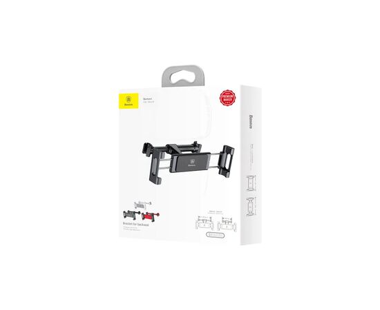 Универсальный автодержатель Baseus Back Seat Car Mount Holder Black (SUHZ-01), изображение 8 Универсальный автодержатель Baseus Back Seat Car Mount Holder Black (SUHZ-01), изображение 8