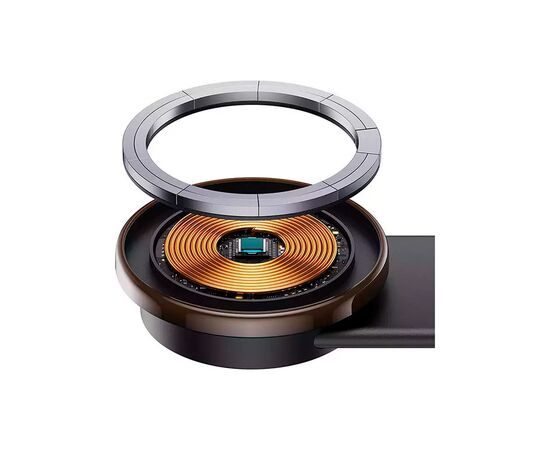 Универсальный автодержатель Baseus C02 Magnetic Phone Holder Cluster Black (SUCC000201), изображение 7 Универсальный автодержатель Baseus C02 Magnetic Phone Holder Cluster Black (SUCC000201), изображение 7