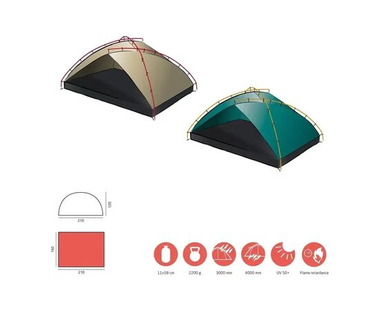 Палатка Grand Canyon Tonto Beach Tent 3 Mojave Desert (330020) (DAS303317), изображение 12 Палатка Grand Canyon Tonto Beach Tent 3 Mojave Desert (330020) (DAS303317), изображение 12