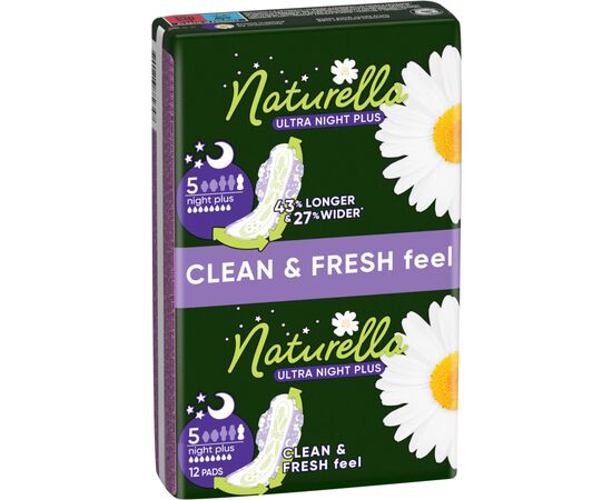 Гігієнічні прокладки Naturella Ultra Night Plus 12 шт. (8700216882347), зображення 2 Гігієнічні прокладки Naturella Ultra Night Plus 12 шт. (8700216882347), зображення 2