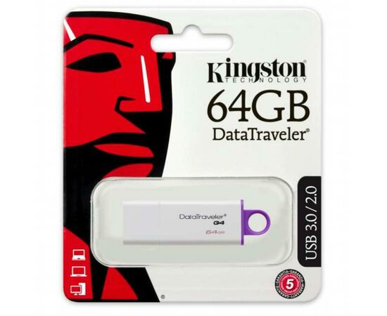 USB флеш накопитель Kingston 64Gb DataTraveler Generation 4 (DTIG4/64GB), изображение 3 USB флеш накопитель Kingston 64Gb DataTraveler Generation 4 (DTIG4/64GB), изображение 3