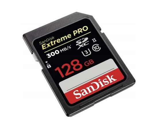 Карта памяти SanDisk 128GB SDXC class 10 UHS-II 4K Extreme Pro (SDSDXPK-128G-GN4IN), изображение 2 Карта памяти SanDisk 128GB SDXC class 10 UHS-II 4K Extreme Pro (SDSDXPK-128G-GN4IN), изображение 2