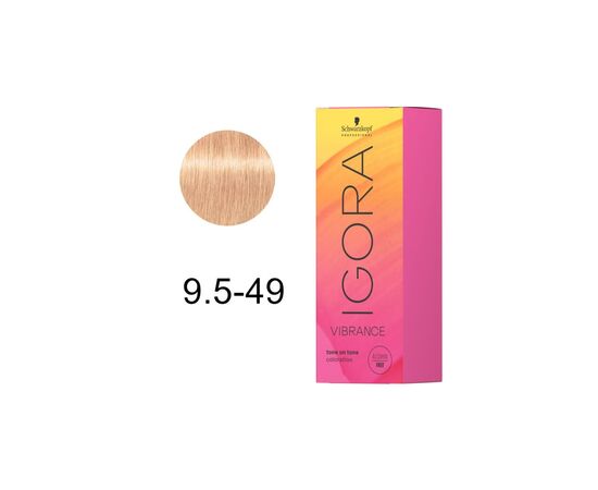 Фарба для волосся Schwarzkopf Professional Igora Vibrance 9.5-49 Бежево-фіолетовий тонер (7702045183788), зображення 2 Фарба для волосся Schwarzkopf Professional Igora Vibrance 9.5-49 Бежево-фіолетовий тонер (7702045183788), зображення 2