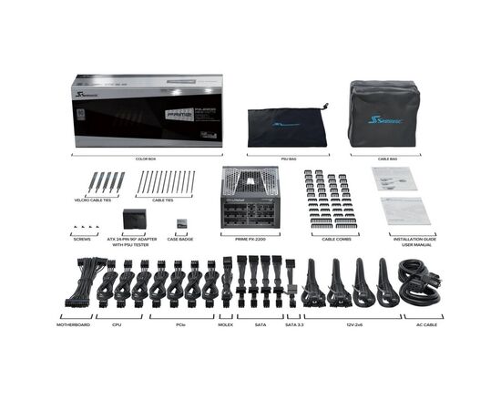 Блок питания Seasonic 2200W (PRIME PX 2200-ATX31), изображение 12 Блок питания Seasonic 2200W (PRIME PX 2200-ATX31), изображение 12