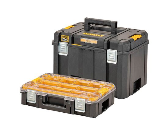 Ящик для инструментов DeWALT комплект TSTAK 2.0 + TSTAK IV + органайзер TSTAK IV (DWST83520-1) Ящик для инструментов DeWALT комплект TSTAK 2.0 + TSTAK IV + органайзер TSTAK IV (DWST83520-1)