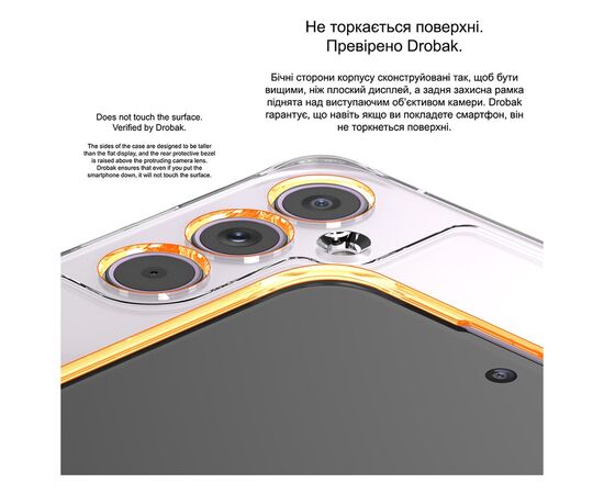 Чехол для мобильного телефона Drobak Acrylic with Airbag Samsung A56 5G (858519), изображение 3 Чехол для мобильного телефона Drobak Acrylic with Airbag Samsung A56 5G (858519), изображение 3