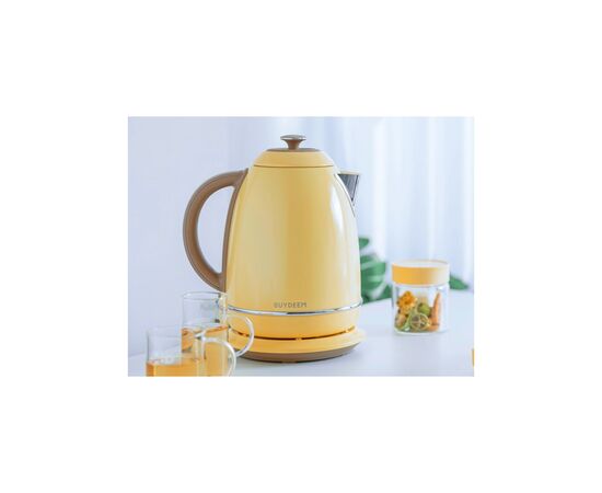 Электрочайник Buydeem K640E, color Mellow Yellow, EU (K640E-MY/EU), изображение 4 Электрочайник Buydeem K640E, color Mellow Yellow, EU (K640E-MY/EU), изображение 4