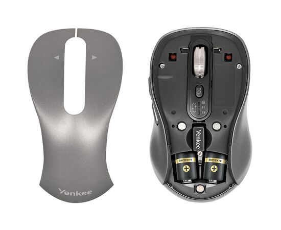 Мышка YENKEE YMS 2010SR Gyro Wireless/Bluetooth Graphite (45025341), изображение 9 Мышка YENKEE YMS 2010SR Gyro Wireless/Bluetooth Graphite (45025341), изображение 9