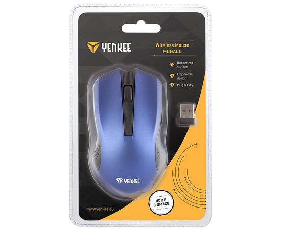 Мышка YENKEE YMS 2015BE Monaco Wireless Blue (45010826), изображение 6 Мышка YENKEE YMS 2015BE Monaco Wireless Blue (45010826), изображение 6
