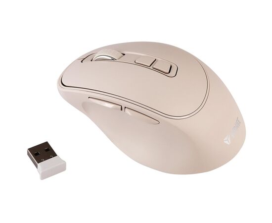 Мышка YENKEE YMS 2080BG Slider Wireless Beige (45019321), изображение 2 Мышка YENKEE YMS 2080BG Slider Wireless Beige (45019321), изображение 2