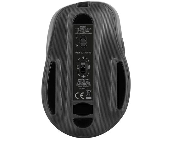 Мышка YENKEE YMS 2080GY Slider Wireless Black (45019322), изображение 9 Мышка YENKEE YMS 2080GY Slider Wireless Black (45019322), изображение 9