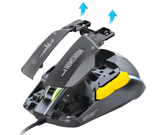 Мышка YENKEE YMS 3600BK Marksman USB Black (45021055), изображение 3 Мышка YENKEE YMS 3600BK Marksman USB Black (45021055), изображение 3