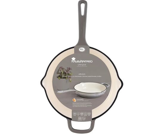 Сковорода MasterPro Unique, чавунна 25,4 см (BGMP-3833), изображение 5 Сковорода MasterPro Unique, чавунна 25,4 см (BGMP-3833), изображение 5